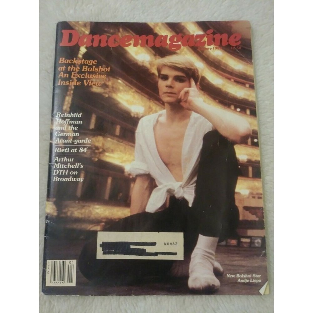 Vintage Dance Magazine Jan 1982 Ballet Dancing Classical Arts